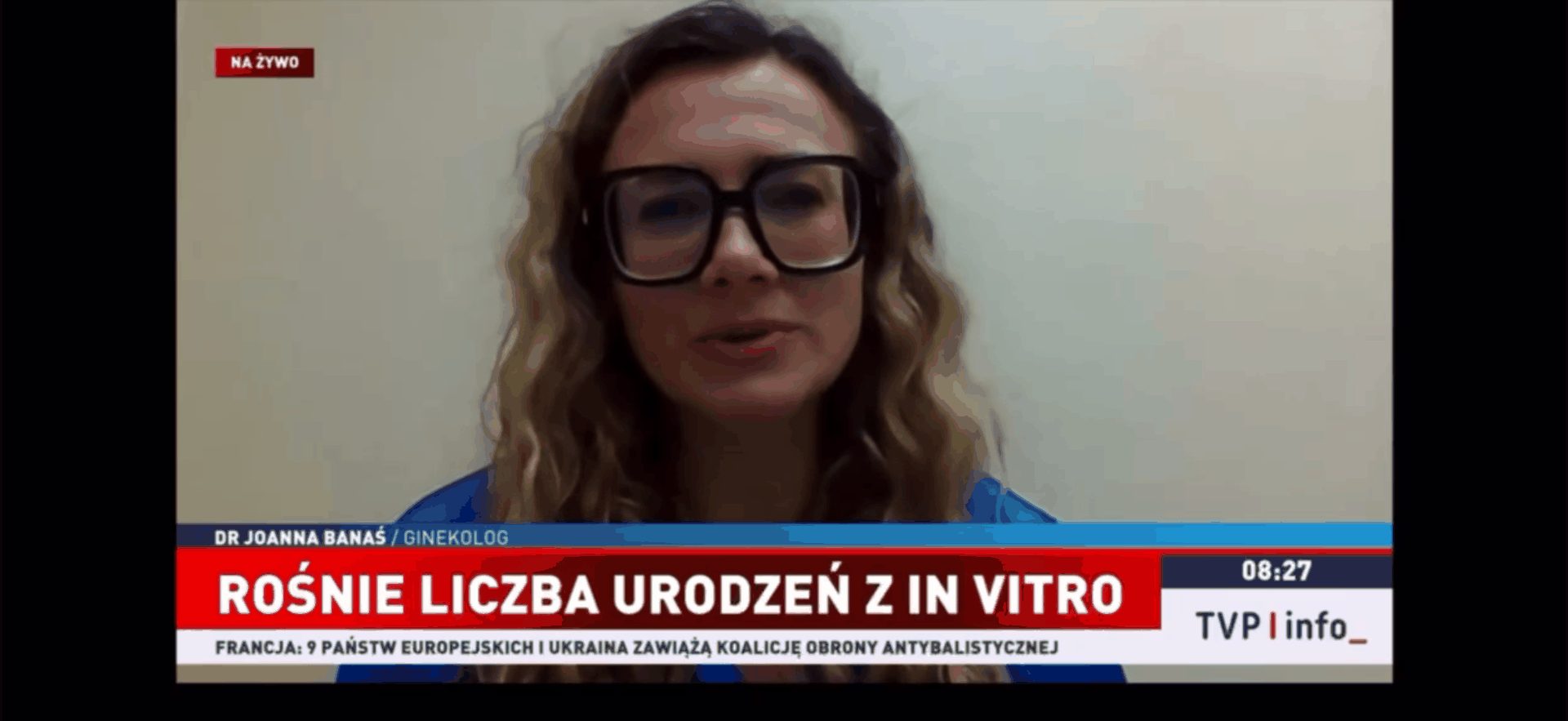 Dr Banaś o rosnącej liczbie urodzeń z in vitro w TVP Info